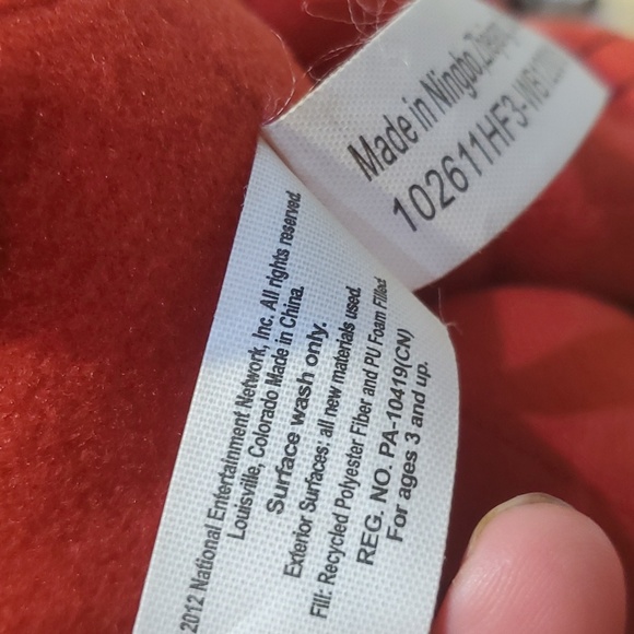 Scooby-Doo Red Dog Plush 2012 Sugar Loaf 13" Tall Holiday Christmas Stuff Animal - Picture 6 of 6